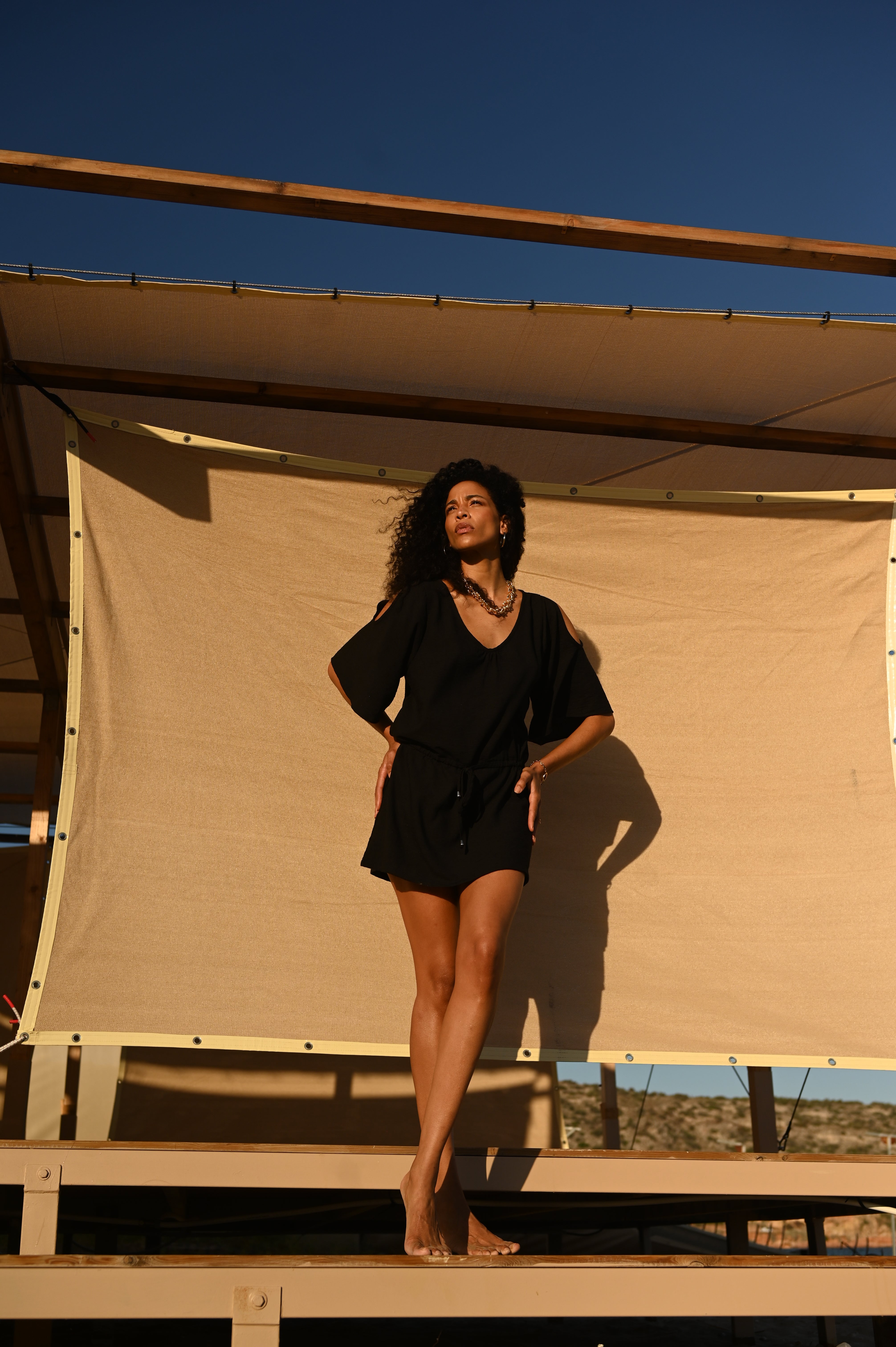 NOIR DRESS TOP