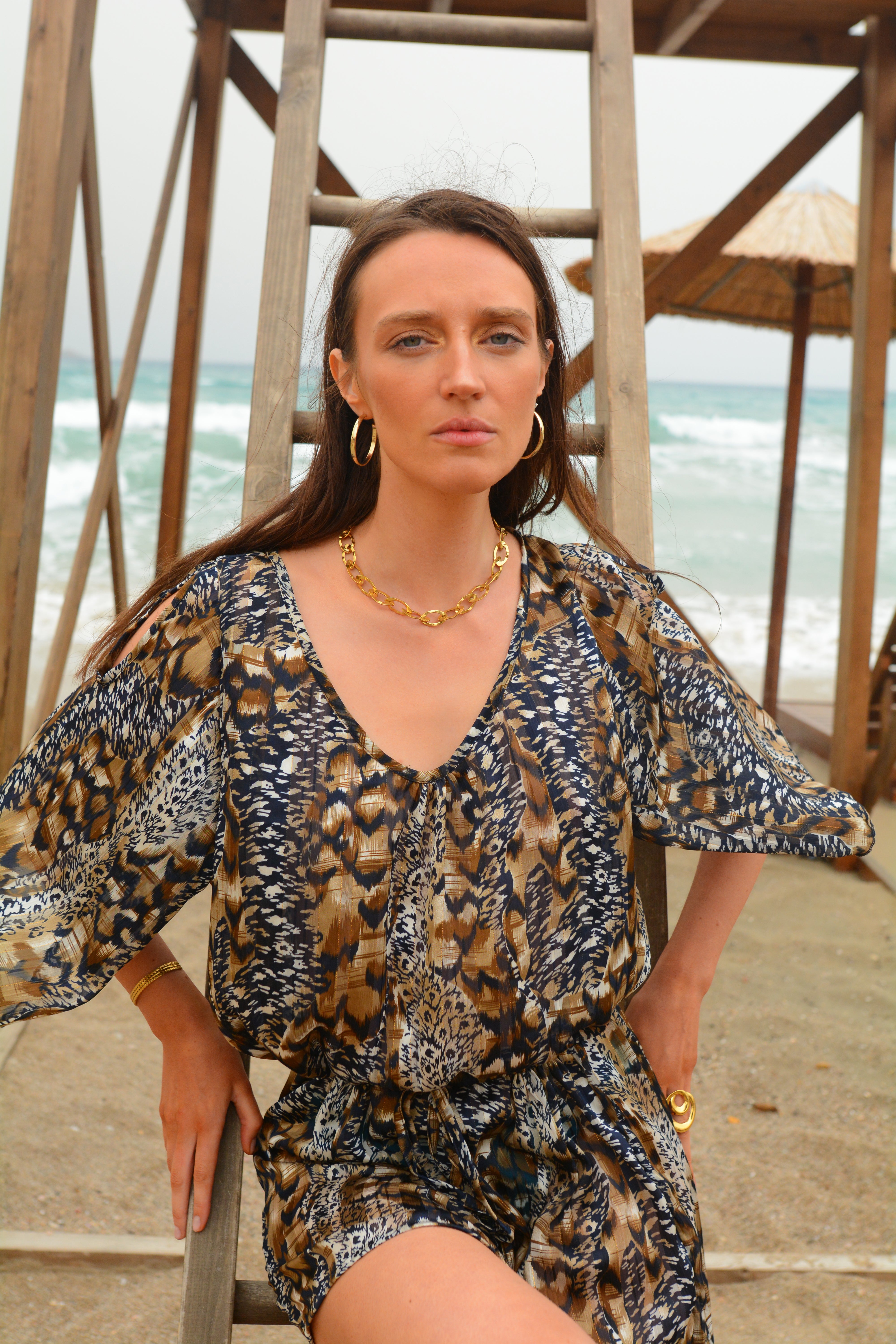 OCEAN BREEZE DRESS TOP